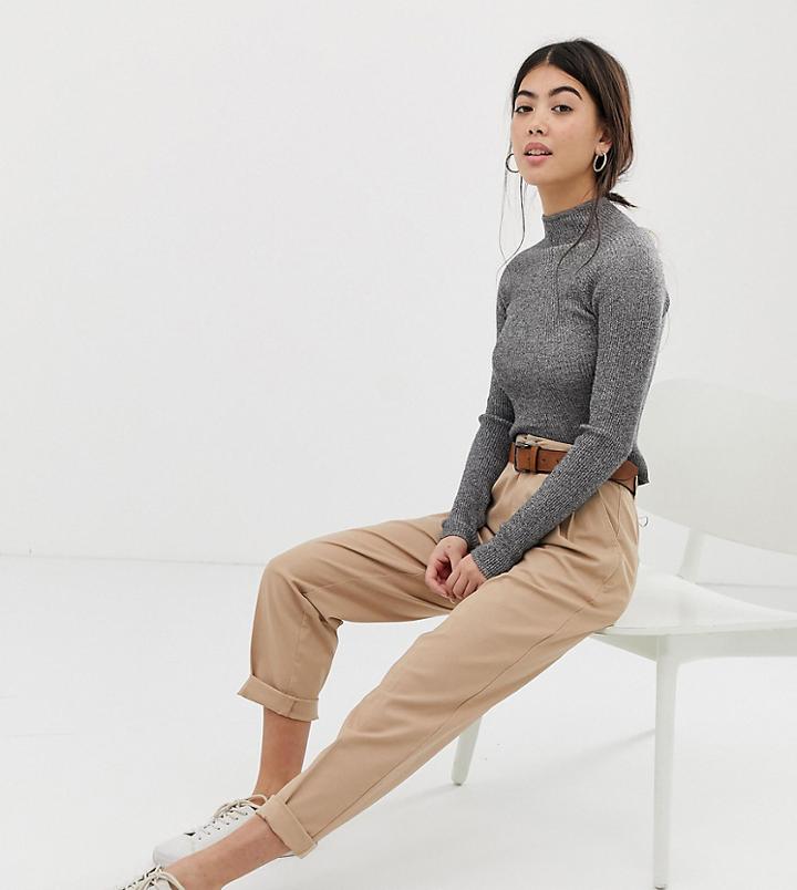 Asos Design Petite Chino Pants-beige