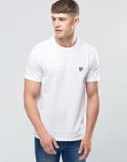 Lyle & Scott T-shirt With Square Dot Print In White - White