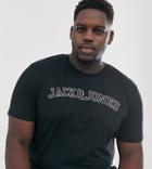 Jack & Jones Originals Plus Chest Branding Logo T-shirt-black