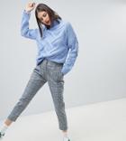Esprit Checked Peg Leg Pants