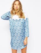 Pepe Jeans Ada Shirt Dress - 542 Ultra Blue