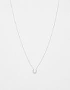 Orelia Horseshoe Necklace - Silver