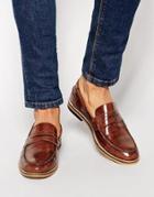 Asos Loafers In Leather - Tan