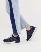 Tommy Hilfiger Star Leather Sneakers - Navy