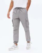 New Look Cargo Joggers In Light Gray