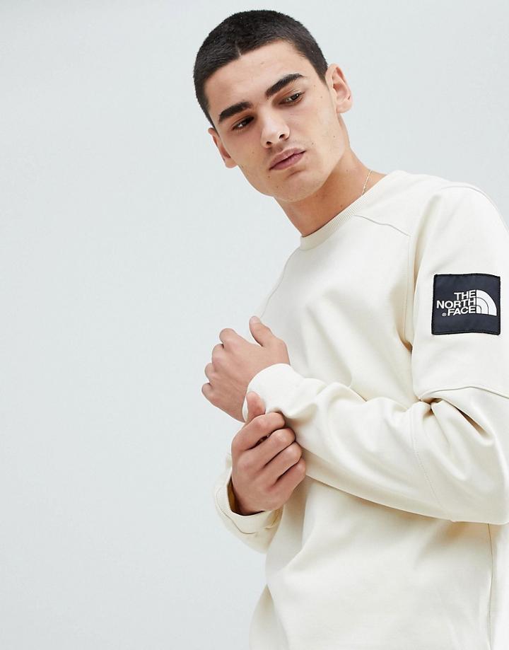The North Face Fine 2 Crew Neck Sweat In Vintage White - White