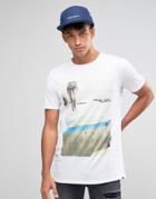 Globe Bent T-shirt - White