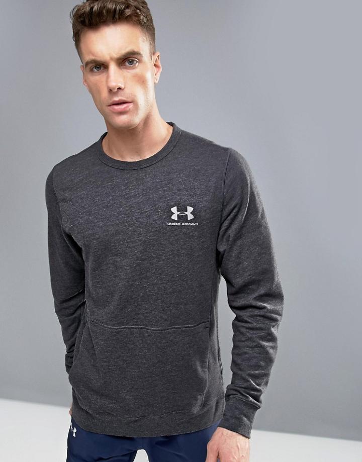 Under Armour Triblend Technical Sweat In Black - Black