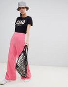 New Look Wide Leg Pant - Pink