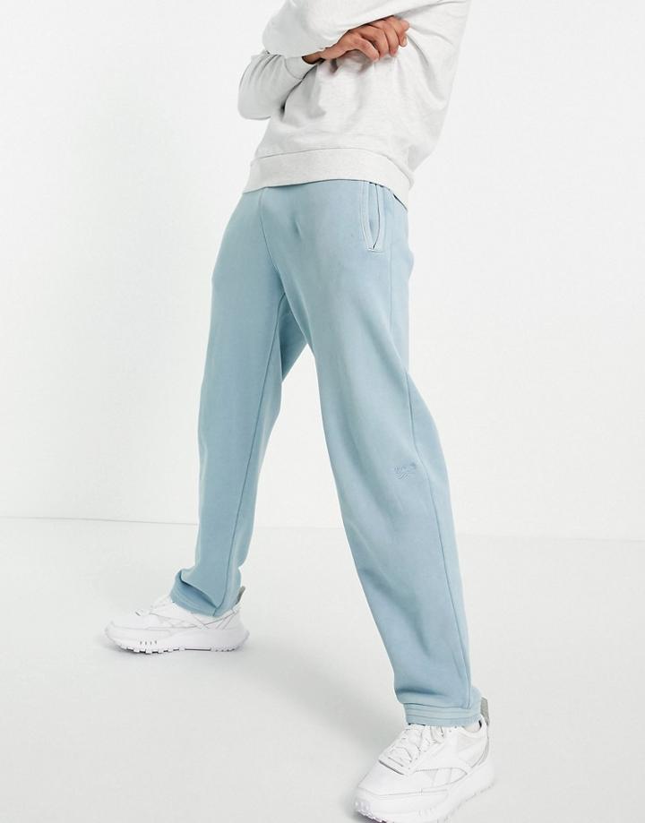 Reebok Classics Sweatpants In Blue - Mblue-blues