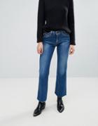 Pepe Jeans Linda Cropped Flare Jeans - Blue