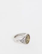 Classics 77 Burnished Silver Signet Ring - Silver