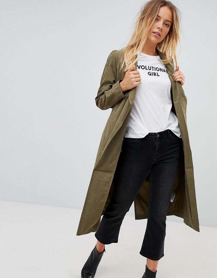 Vero Moda Soft Wrap Jacket - Green