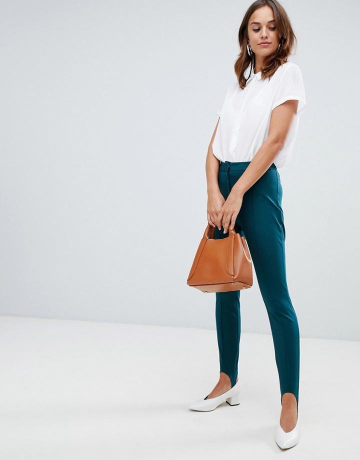 Closet London Ponte Ski Pants - Green