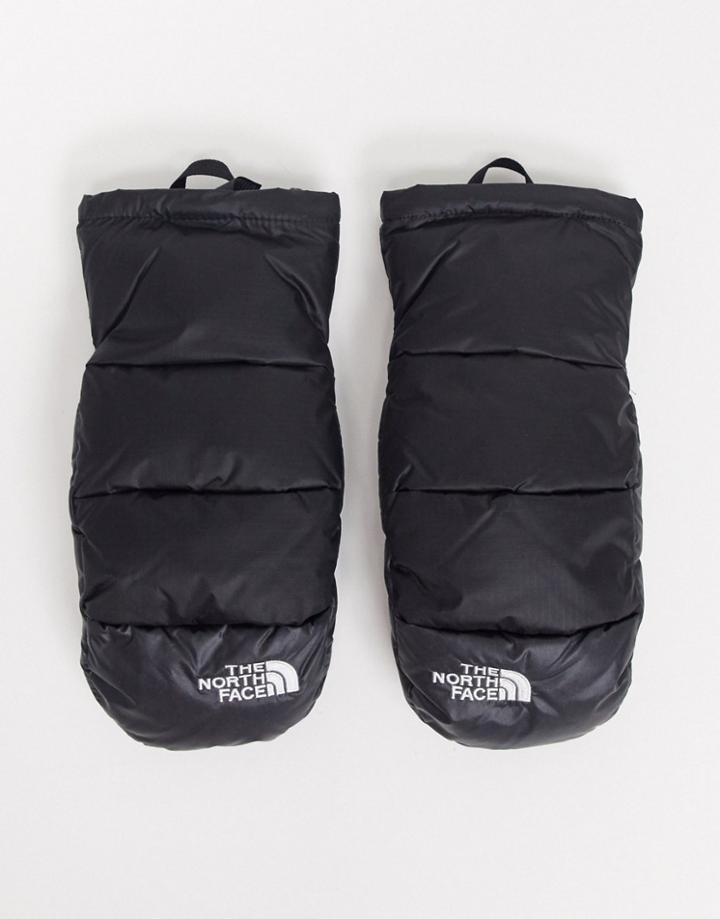 The North Face Nuptse Mitten In Black