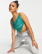 Public Desire Strappy Scarf Top In Bandana Print-multi