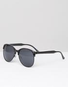 Mink Pink Selfie D Frame Sunglasses - Black