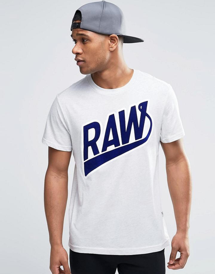 G-star Torpo Raw Print T-shirt - White Htr