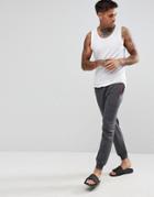 Boss By Hugo Boss Authentic Joggers With Cuffed Ankle In Regular Fit - Gray