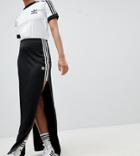Adidas Originals Fashion League Maxi Skirt With Extreme Slit - Black