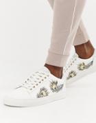 River Island Shoes With Feather Detail In White - White