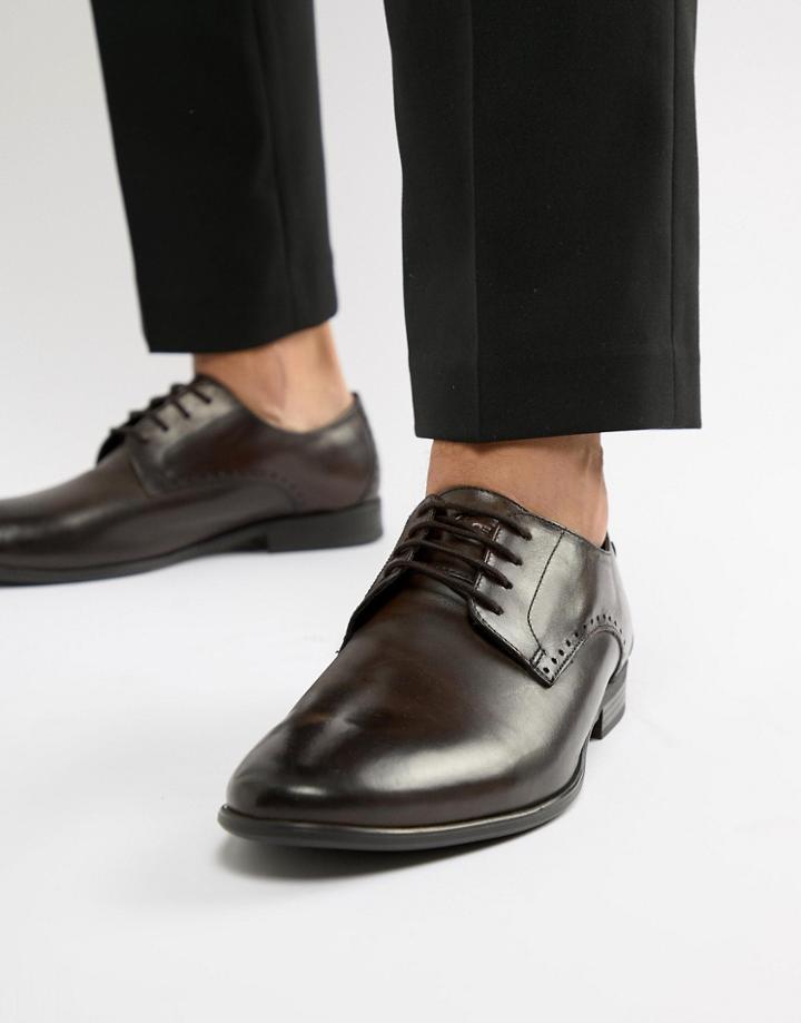 Base London Westbury Oxford Shoes In Brown - Brown