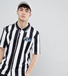 Fila Retro Referee Shirt With Stripes - White