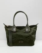 Ted Baker Quilted Bow Mini Tote Bag - Green