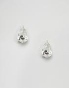 Krystal Swarovski Crystal Pear Stud Earrings - Clear