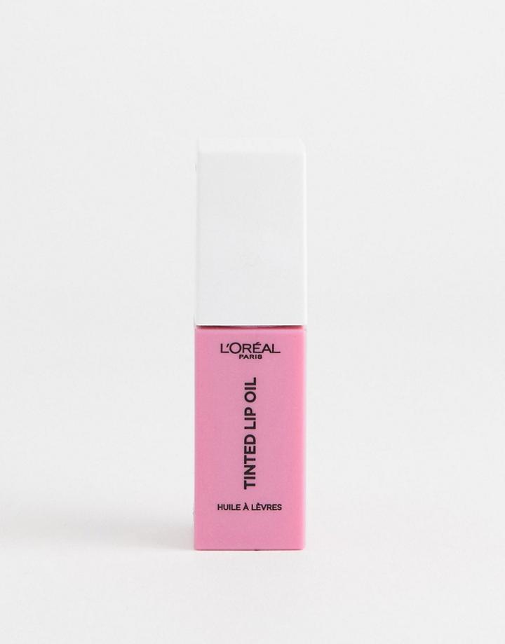 Loreal Paris Lip Spa Lip Oil 02 Sugar Plum - Pink