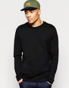 Brave Soul Long Sleeve T-shirt - Black