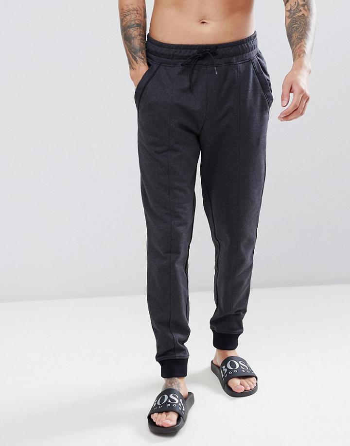 Boss Bodywear Heritage Cuffed Sweatpants-black