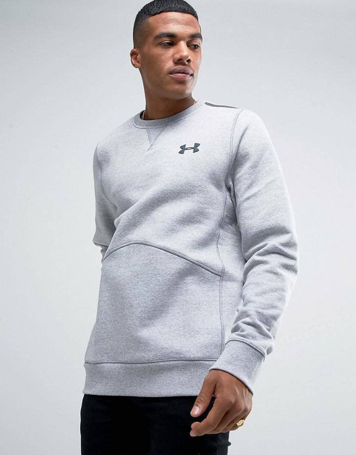 Under Armour Varsity Crew Sweat In Gray 1285085-025 - Gray