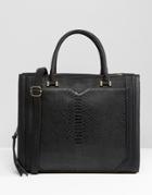 Asos Snake Insert Tote Bag - Black