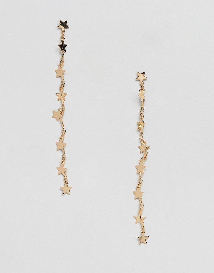 Pieces Star Drop Earring - Gold