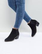 Asos Reno Western Chelsea Boots - Black
