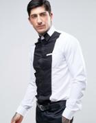 Rogues Of London Skinny Cut And Sew Shirt - White