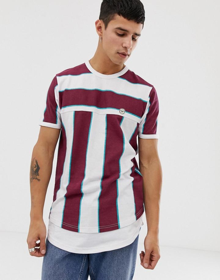 Le Breve Striped T-shirt-navy