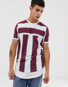 Le Breve Striped T-shirt-navy
