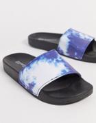 Brave Soul Two-piece Tie Dye Slider-blues