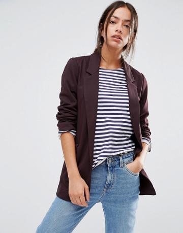 New Look Jersey Blazer - Red