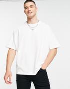 Asos Design Oversized Heavyweight T-shirt In White