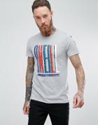 O'neill Reissue Heritage Logo T-shirt Slim Fit In Gray Marl - Gray