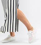 Superga 2750 Iridescent Sequin Sneakers - White