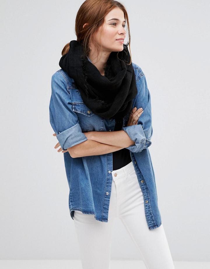 Hat Attack Everyday Loop Infinity Scarf - Black