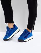 Fila Disruptor Sneaker In Blue Velvet - Blue