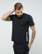 Boss By Hugo Boss T-shirt Idenitity Logo In Regular Fit - Black