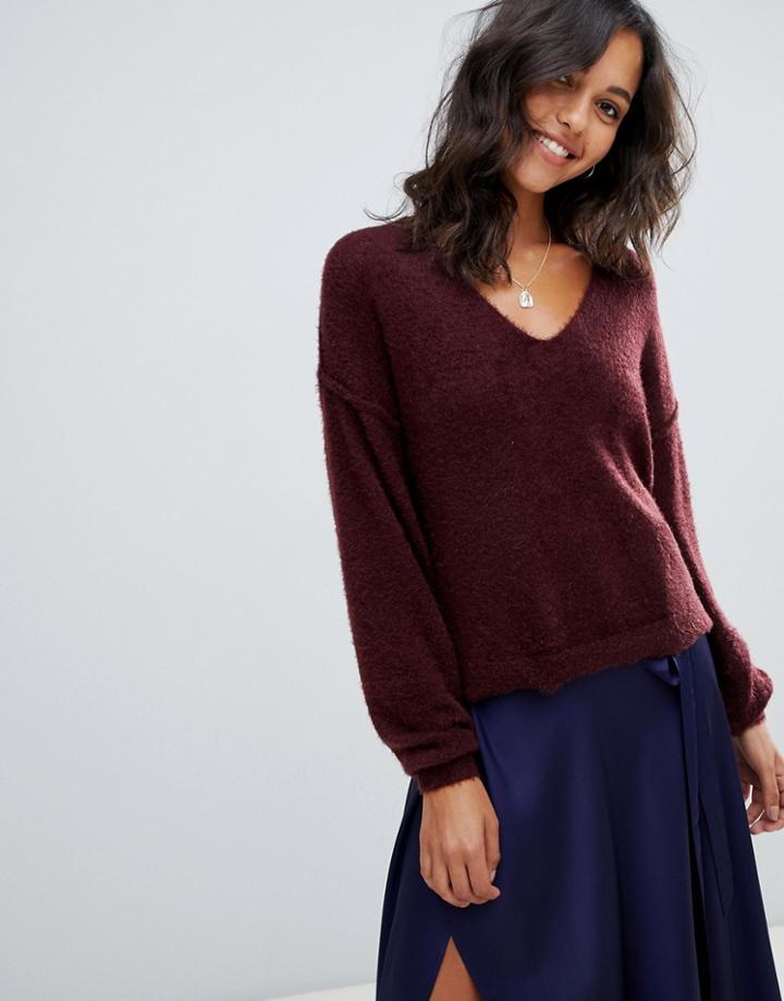 Free People Princess V-neck Sweater