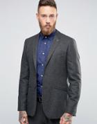 Ted Baker Slim Wool Blazer - Gray