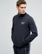 Emporio Armani Ea7 Sweatshirt With High Neck In Navy - Navy